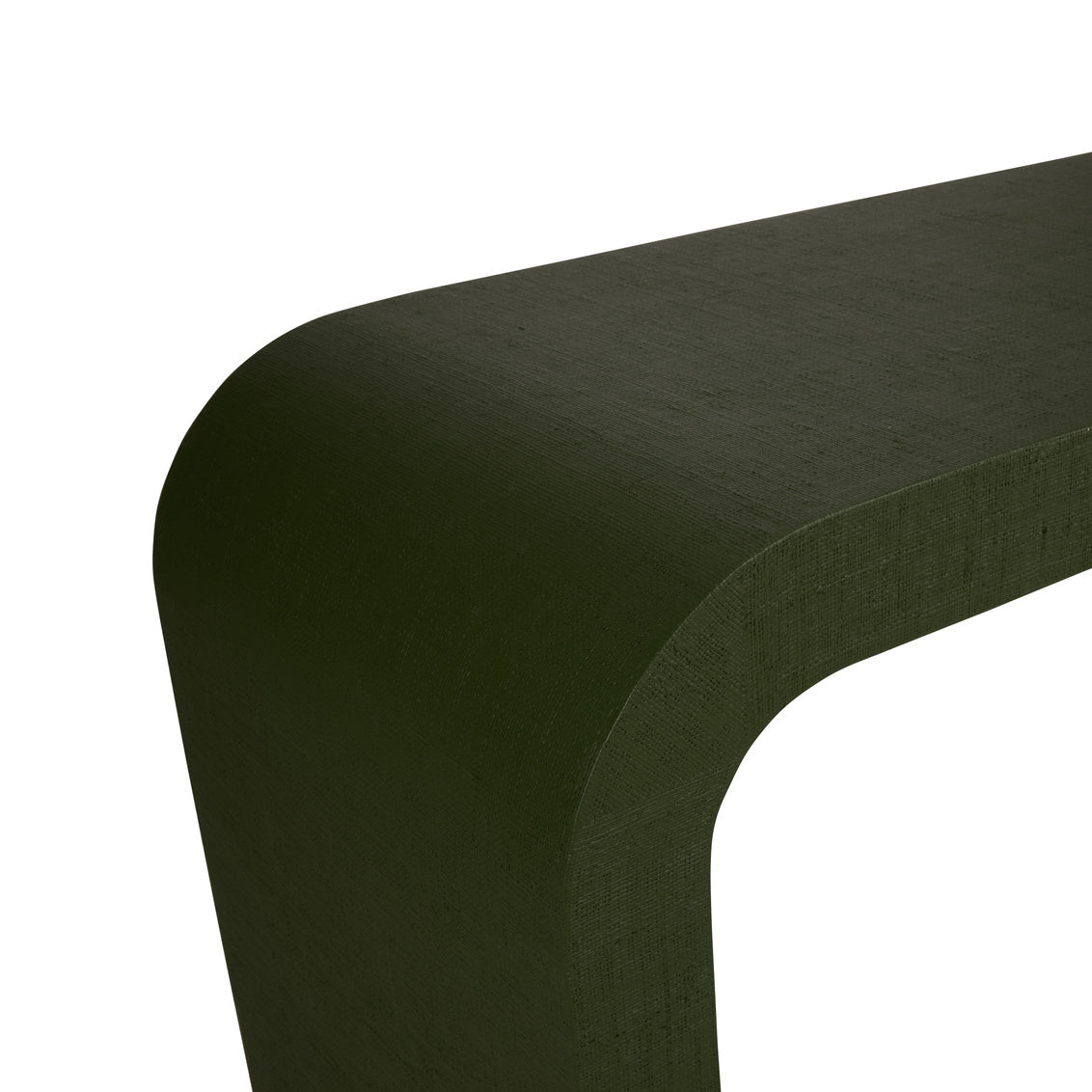 Chelsea House Waterfall Raffia Warp Console Table