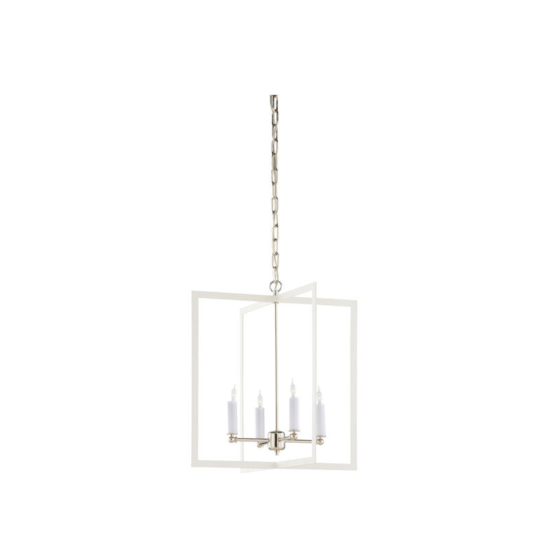 Wildwood Bayberry Hanging Clean White Finish Chandelier