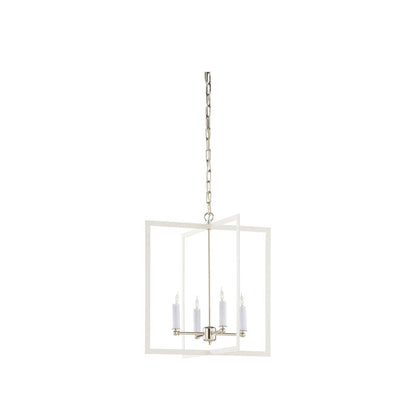 Wildwood Bayberry Hanging Clean White Finish Chandelier