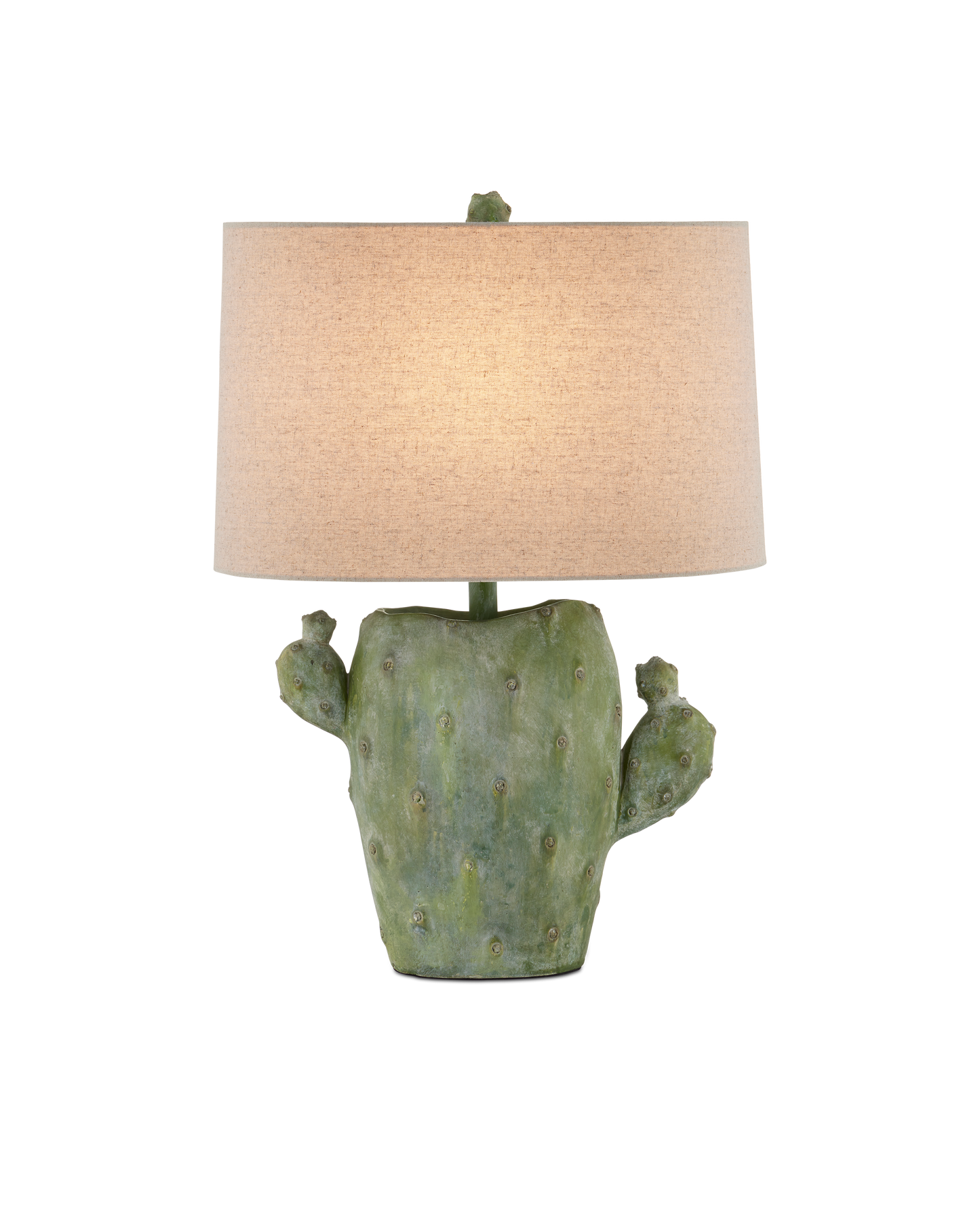 Cactus Composite Green Table Lamp