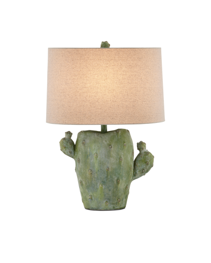 Cactus Composite Green Table Lamp