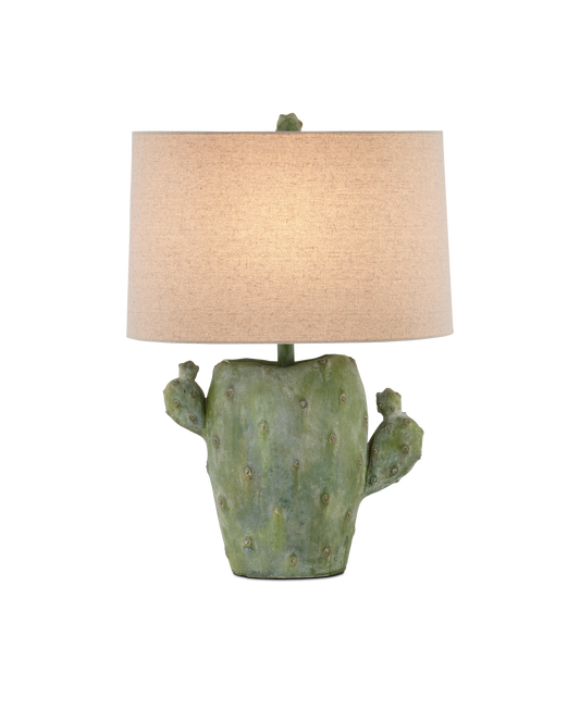 Cactus Composite Green Table Lamp