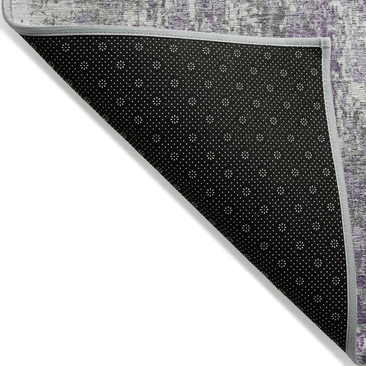 Kaelion Purple Washable Indoor-Outdoor Rug