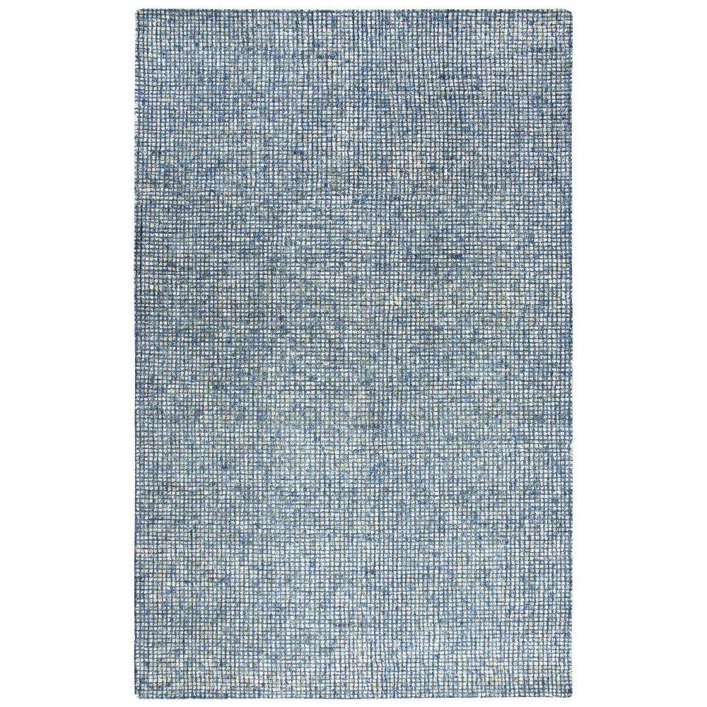 Djin Tweed Blue Large Area Rugs For Living Room