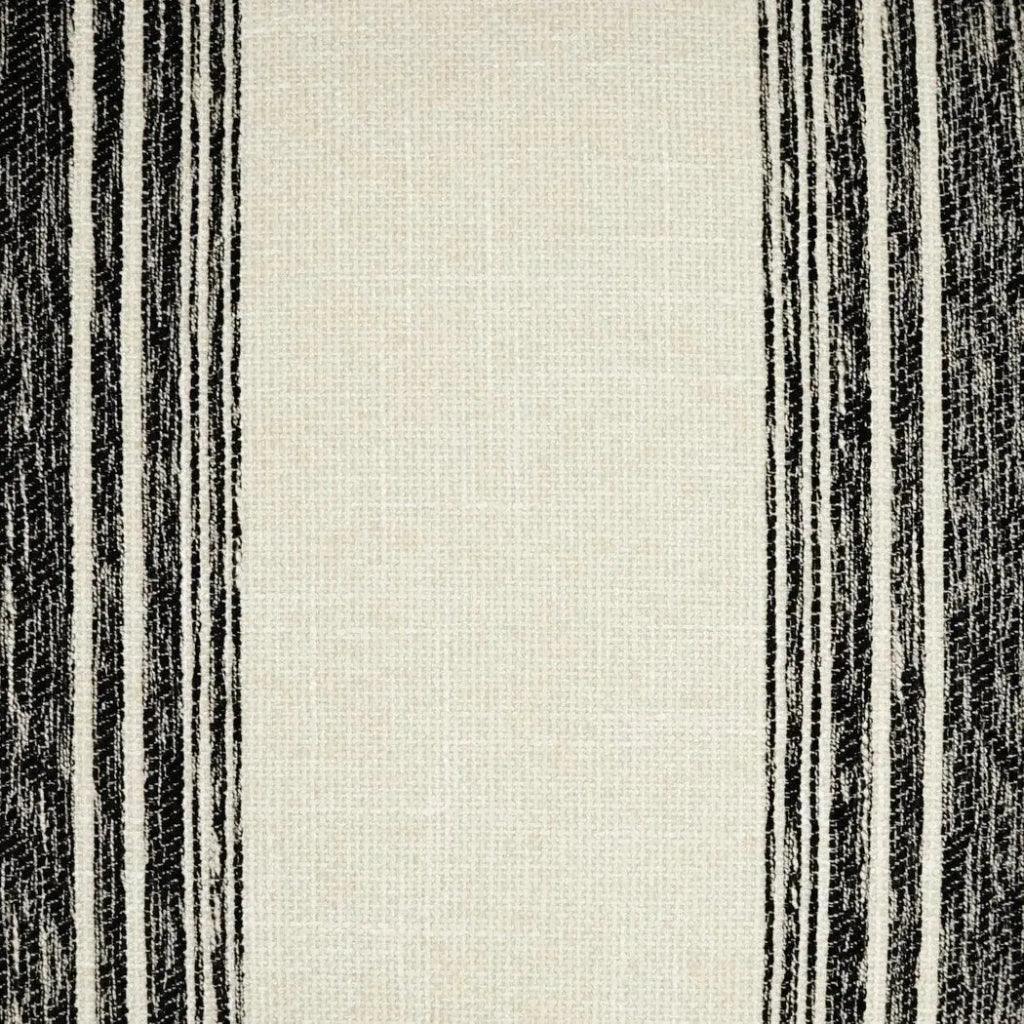 Balboa Black Stripes Black Large Throw Pillow Insert -- view 2