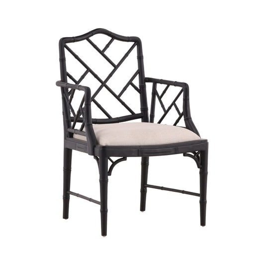 Furniture Classics Sawyer Performance Fabric Black Arm Chair