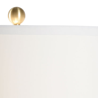 Chelsea House Beehive Blue Ceramic And Gold Accents Urn Table Lamp