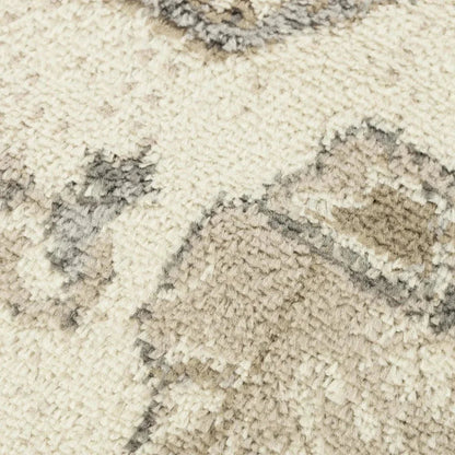Cony Floral Beige Kitchen Hallway Runner Rug - LOOMLAN - LOOMLAN - Area Rugs