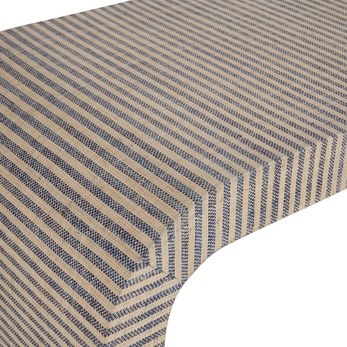 Chelsea House Waterfall Raffia Warp Console Table