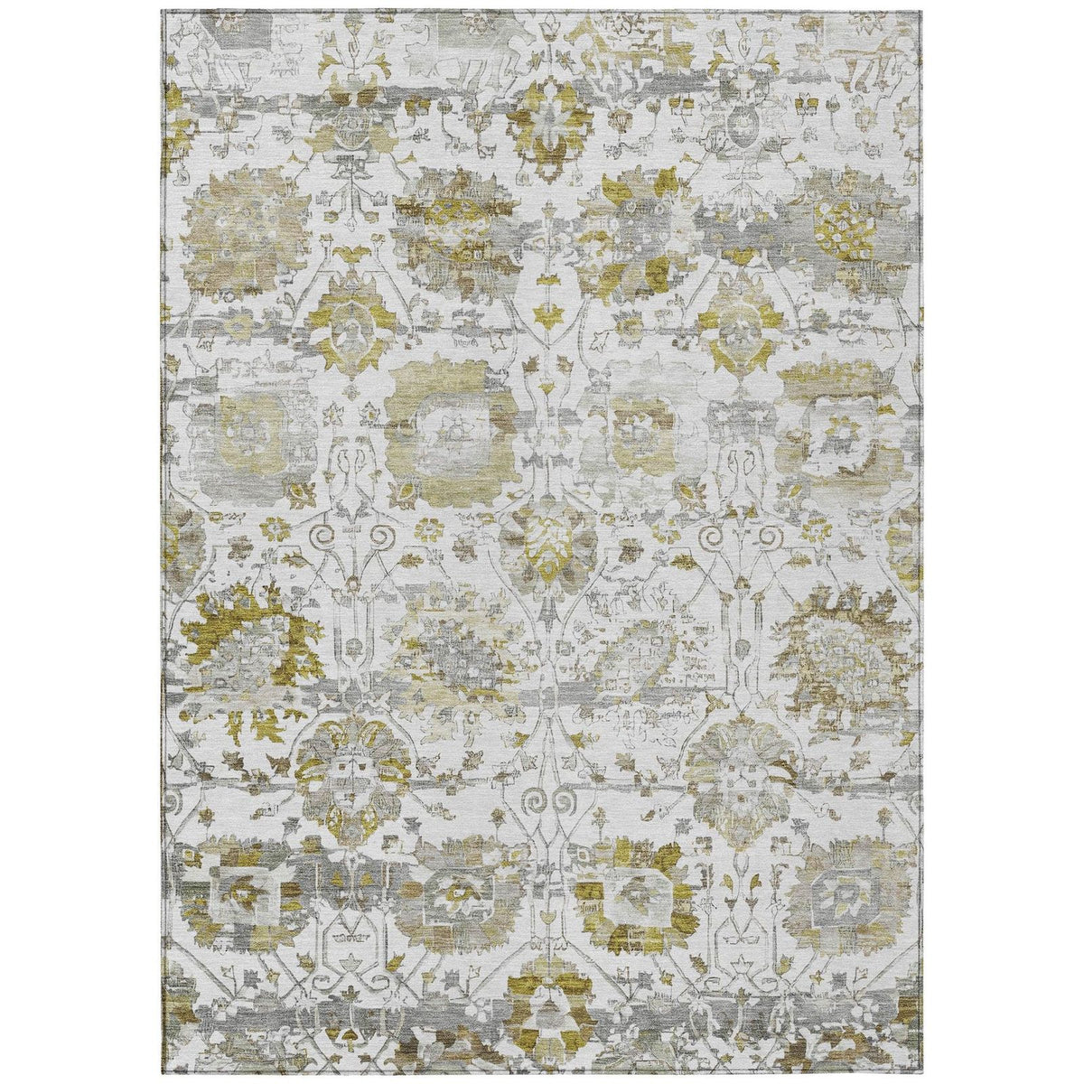 Haelira Linen Washable Indoor-Outdoor Rug