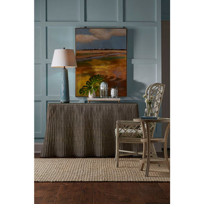 Wildwood Gwyneth Rattan Frame Comfortable Wing Chair