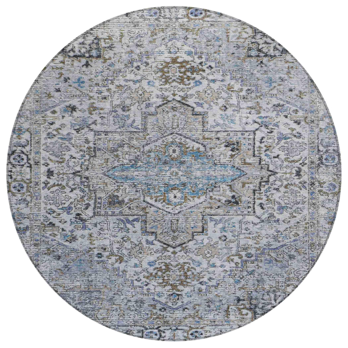 Kaelon Linen Washable Indoor-Outdoor Rug