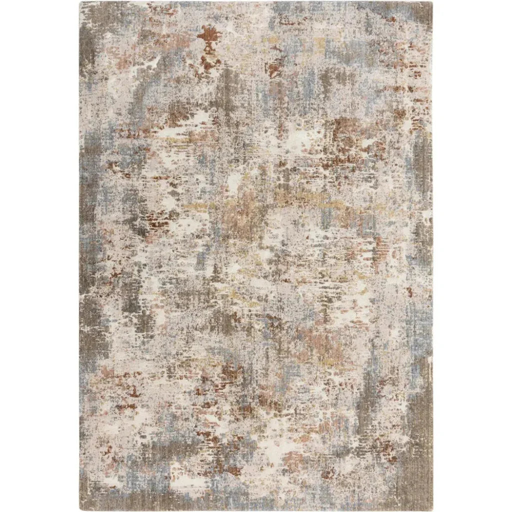Cace Abstract Beige/ Multi Large Area Rugs - LOOMLAN - LOOMLAN - Area Rugs