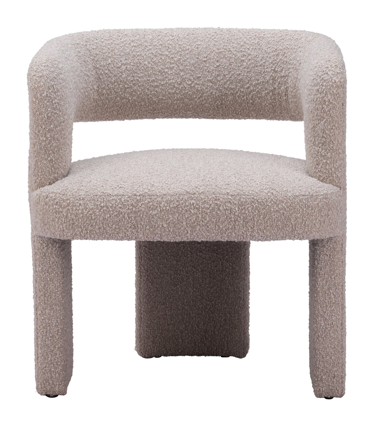 Java Sandy Beige Armless Accent Chair