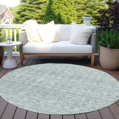 Irion Teal Washable Indoor-Outdoor Rug