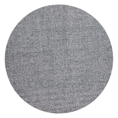 Ceja Charcoal Round Area Rugs For Dining Room - LOOMLAN - LOOMLAN - Area Rugs