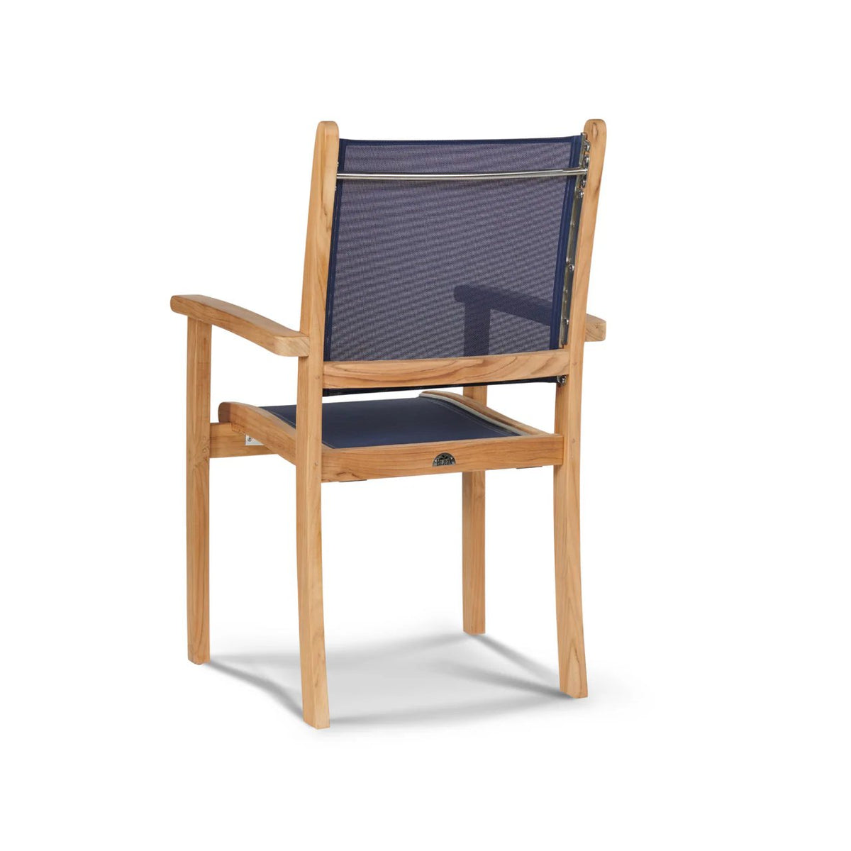 Pearl Stacking Teak Outdoor Dining Armchair 4PC -- view 9