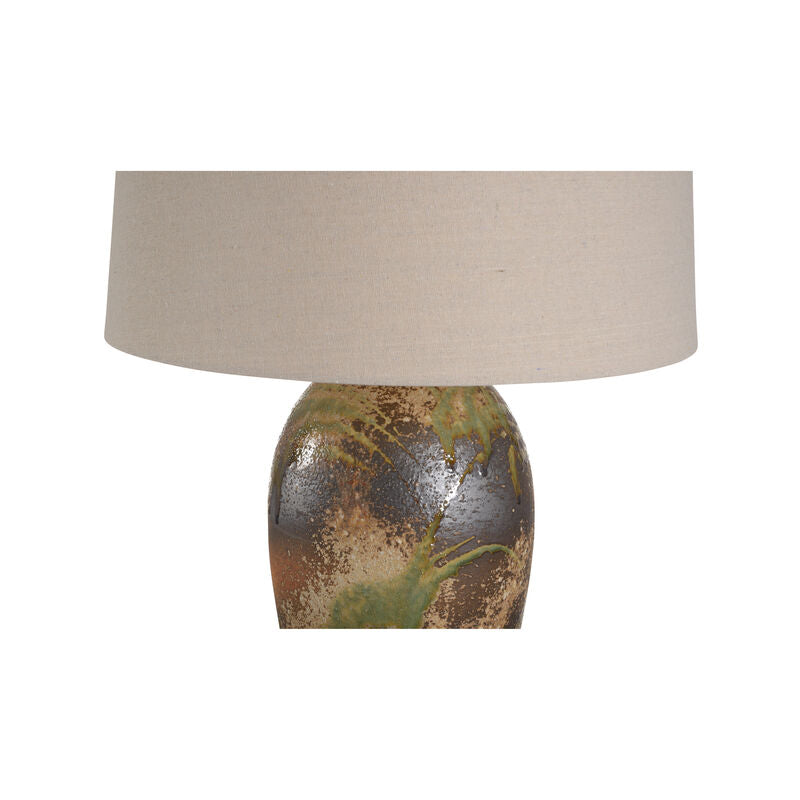 Wildwood Chaiaki Sandy Clay Handcrafted Table Lamp