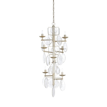 Wildwood Liza Silver Leaf Vintage Inspired Chandelier