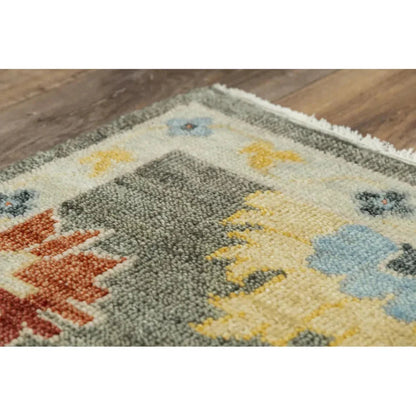 Coco Floral Gray Large Area Rugs For Living Room -- gray