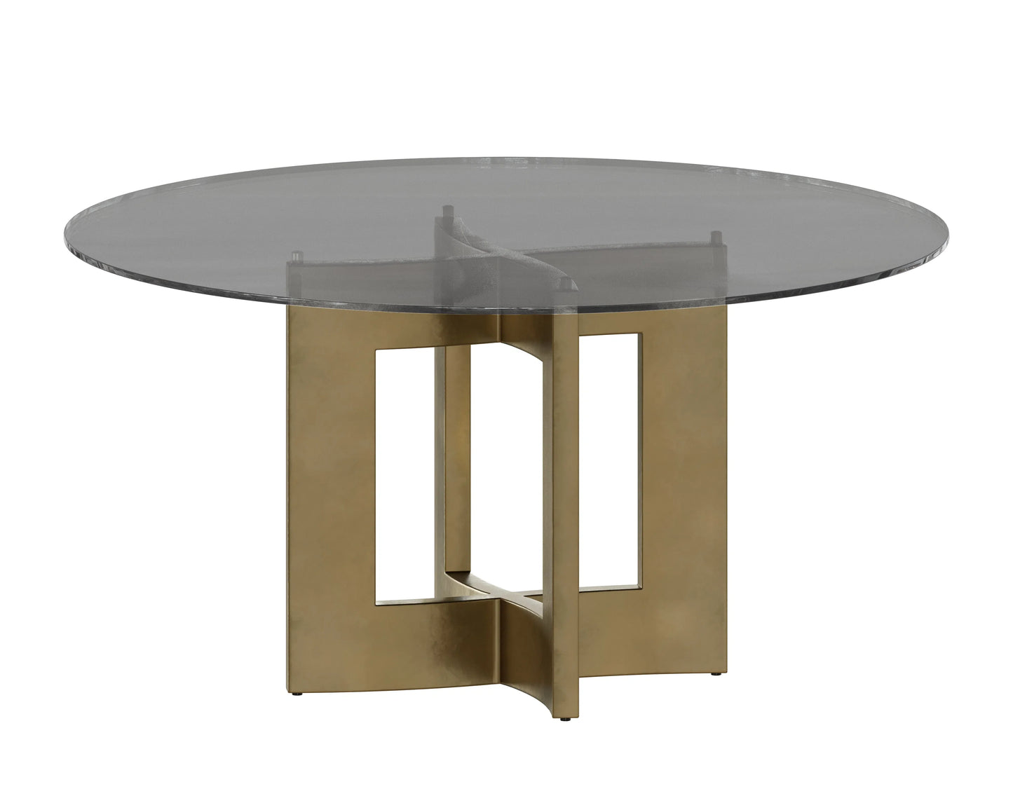 Lianne Dining Table Base Modern Gold Stainless Steel