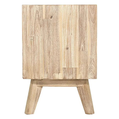 Brown Solid Wood Gia 2 Drawer Nightstand -- view 9
