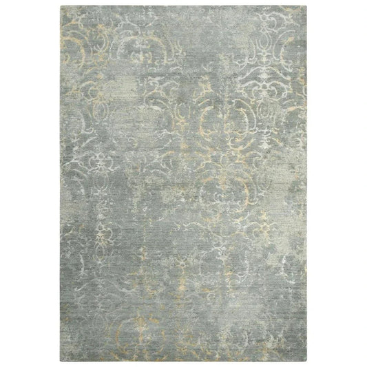 LOOMLAN Brem Scroll Gray Large Area Rugs