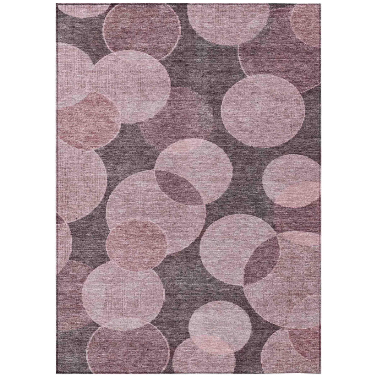 Jaelanor Pink Washable Indoor-Outdoor Rug