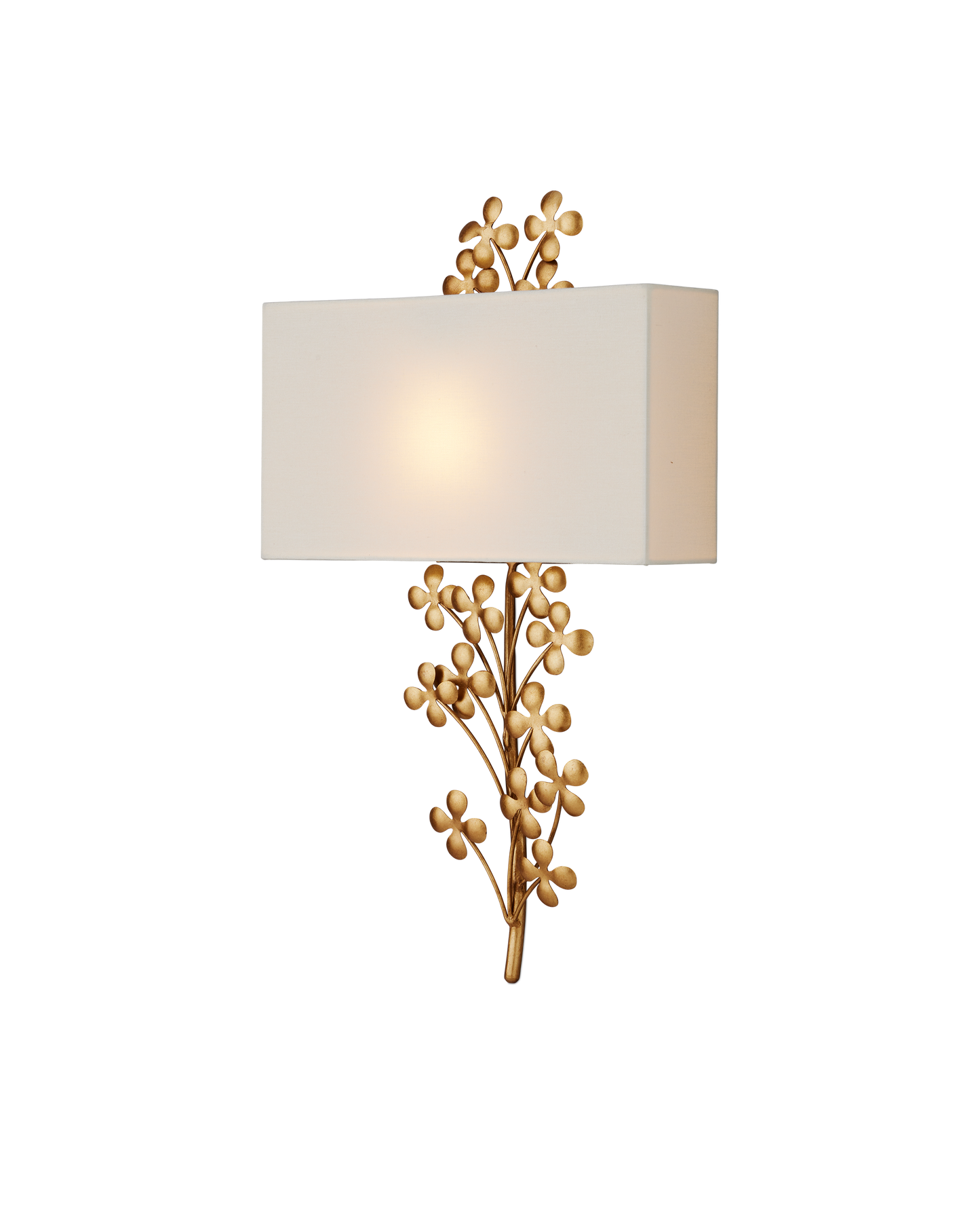 Cloverfield Iron Gold Wall Sconce