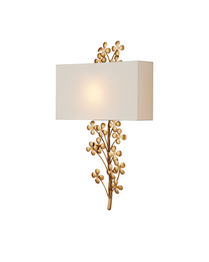 Cloverfield Iron Gold Wall Sconce