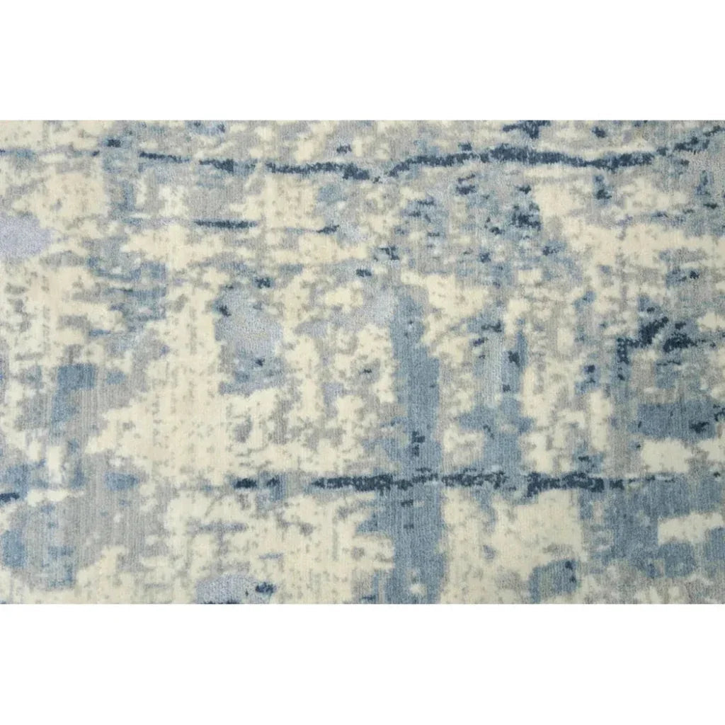 Bric Abstract Blue Large Area Rugs For Living Room - LOOMLAN - LOOMLAN - Area Rugs