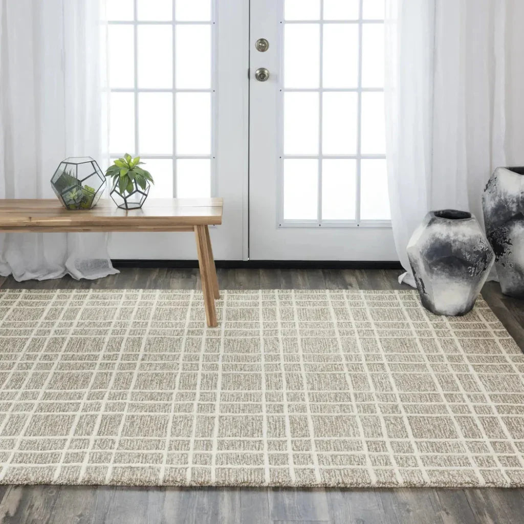 Ceca Wool Brown Hallway Kitchen Runner Rug -- brown