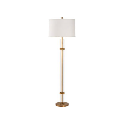Wildwood Jefferson Four Rods Anchored Glass Floor Lamp