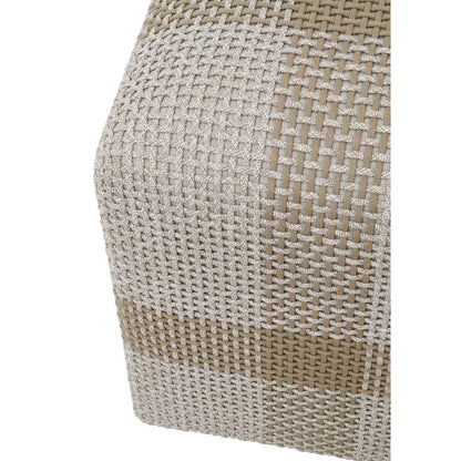 Cross Accent Cube Taupe Stripe - Heirloom Quality - view 8