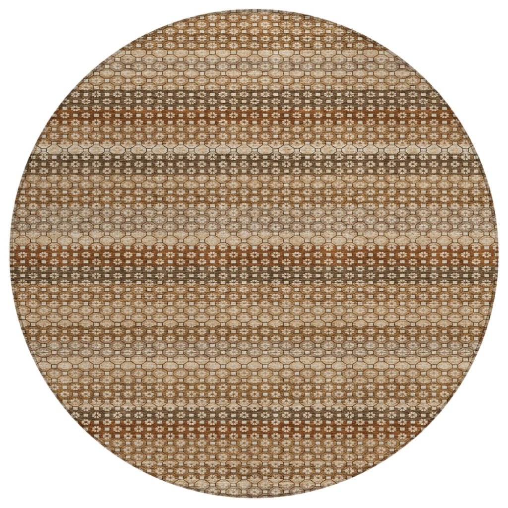 LOOMLAN Rugs Cadira Orange Washable Indoor-Outdoor Rug