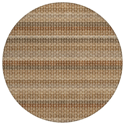 LOOMLAN Rugs Cadira Orange Washable Indoor-Outdoor Rug