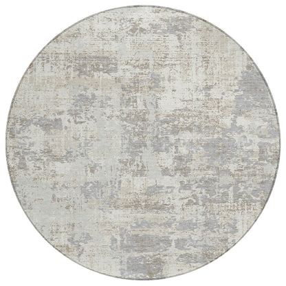 LOOMLAN Rugs Caelan Ivory Washable Indoor-Outdoor Rug