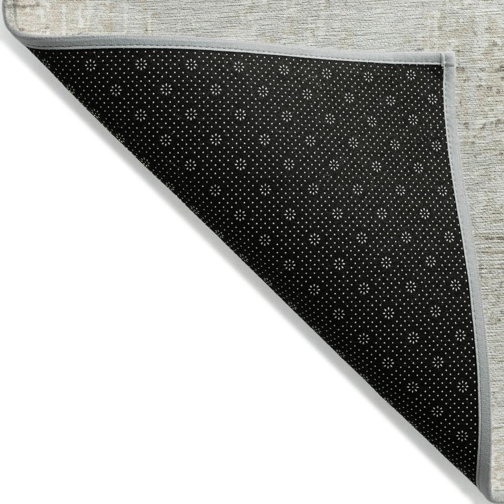 LOOMLAN Rugs Caelan Ivory Washable Indoor-Outdoor Rug