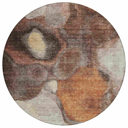LOOMLAN Rugs Caeli Brown Washable Indoor-Outdoor Rug