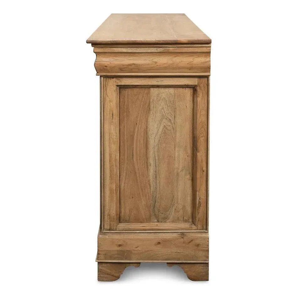 Cafe Au Lait Buffet Driftwood Finish - LOOMLAN - Sarreid - Sideboards