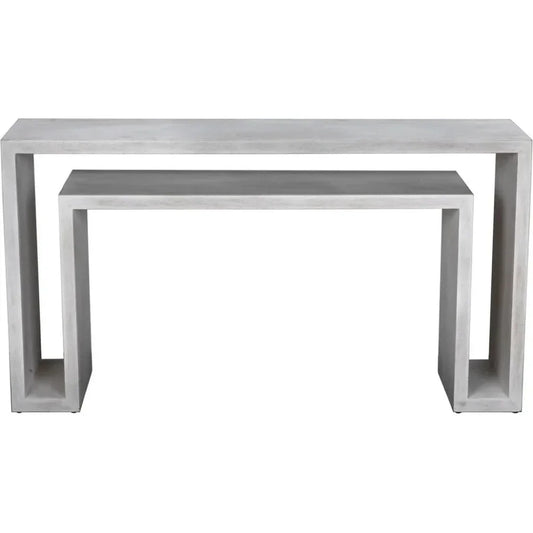 Noir Caine Rectangle Wooden Console Table