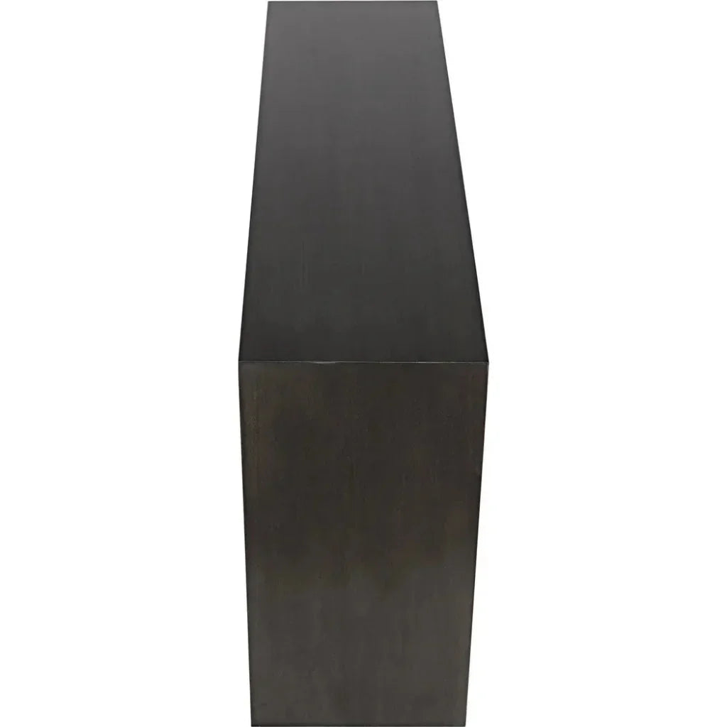 Noir Caine Rectangle Wooden Console Table