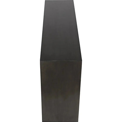 Noir Caine Rectangle Wooden Console Table