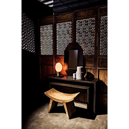 Noir Caine Rectangle Wooden Console Table