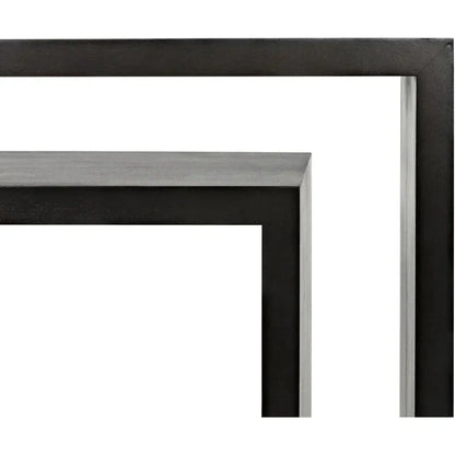 Noir Caine Rectangle Wooden Console Table