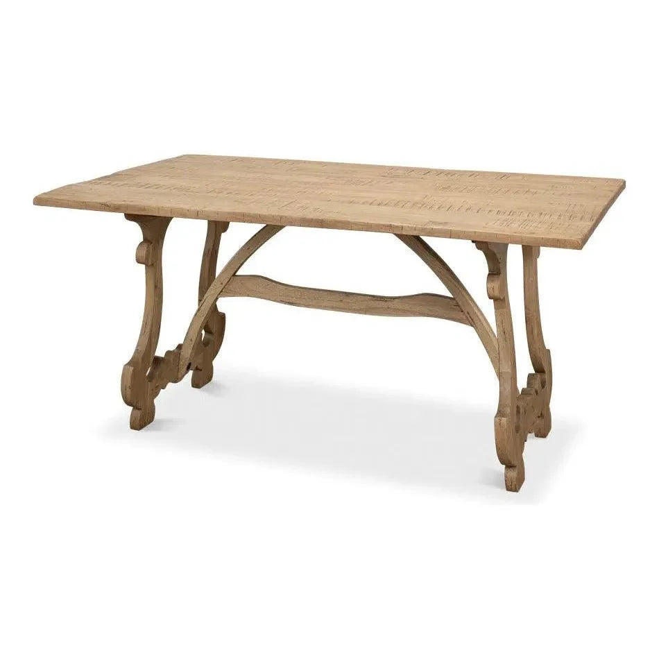 Sarreid Calambac Driftwood Dining Table Seats 6