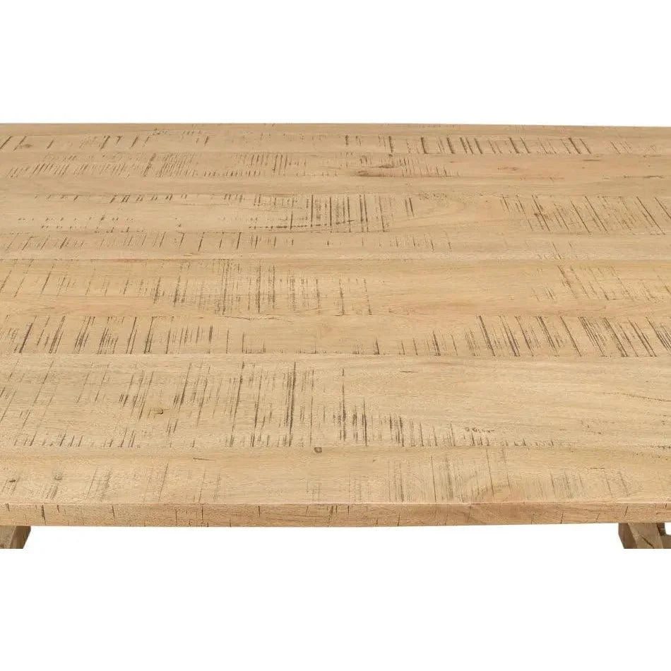 Sarreid Calambac Driftwood Dining Table Seats 6