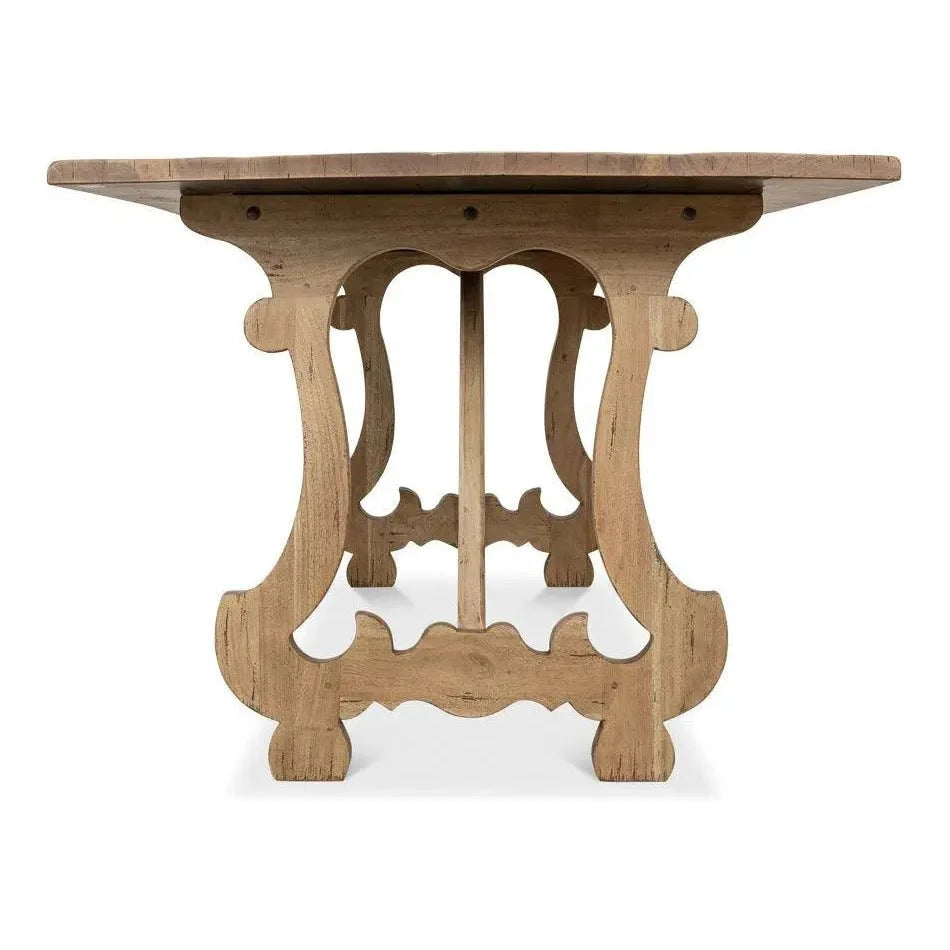 Sarreid Calambac Driftwood Dining Table Seats 6