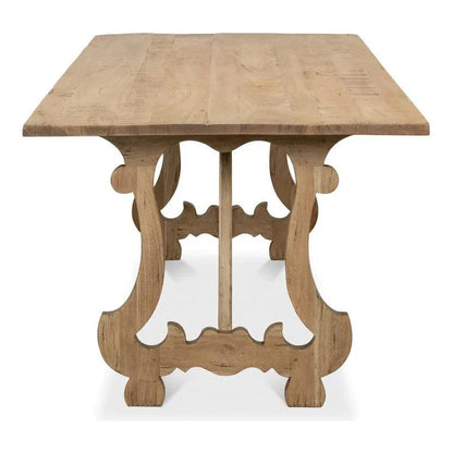 Sarreid Calambac Driftwood Dining Table Seats 6