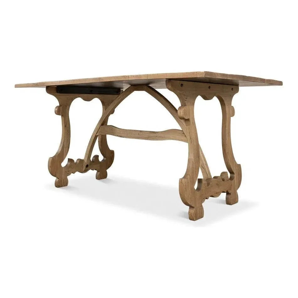 Sarreid Calambac Driftwood Dining Table Seats 6